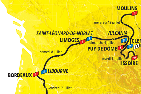 Tour De France 2023 Passage Limousin Limoges Saint Leonard De Noblat 